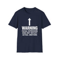 Facial Expression Does Not Reflect Emotions T-shirt