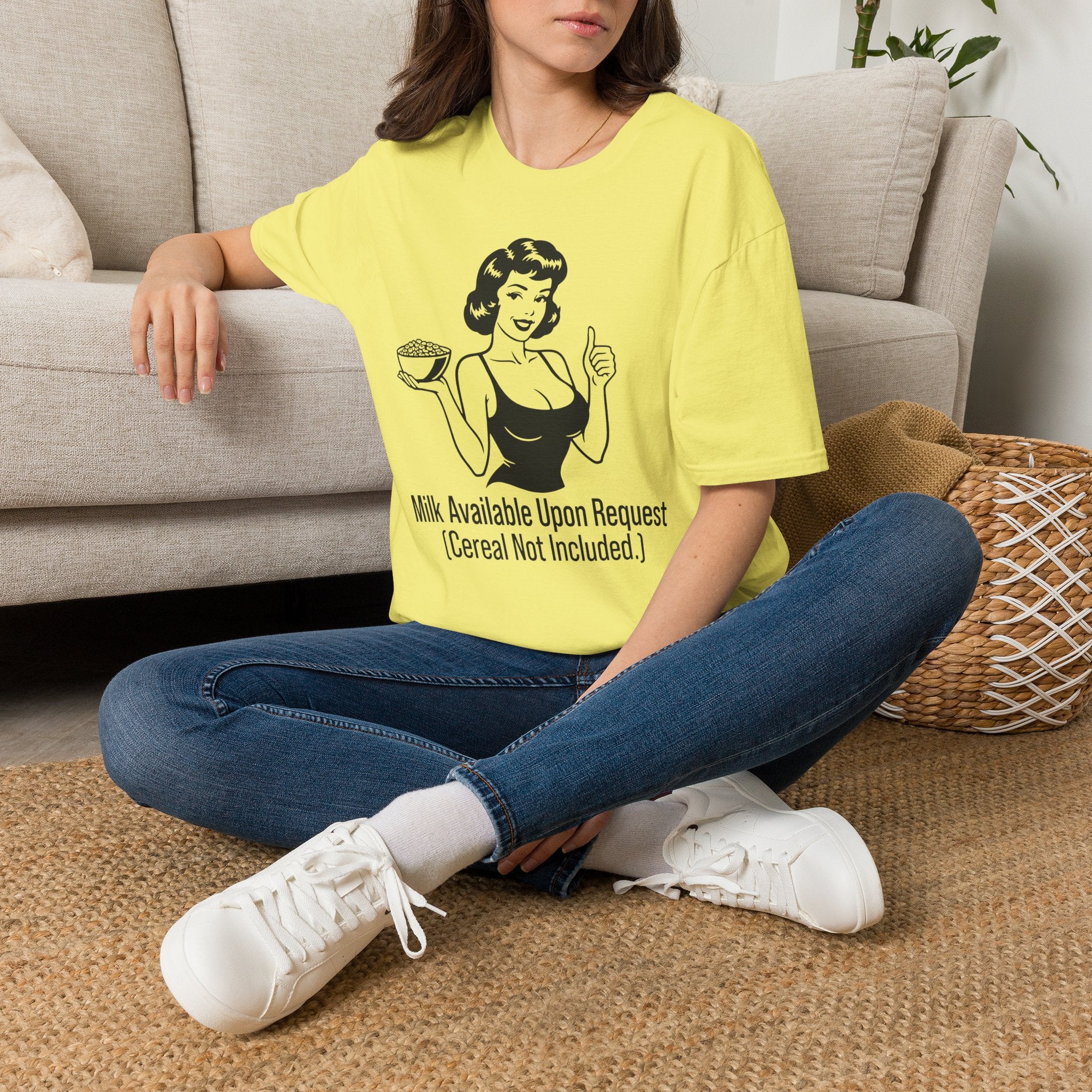 Milk Available Upon Request T-shirt