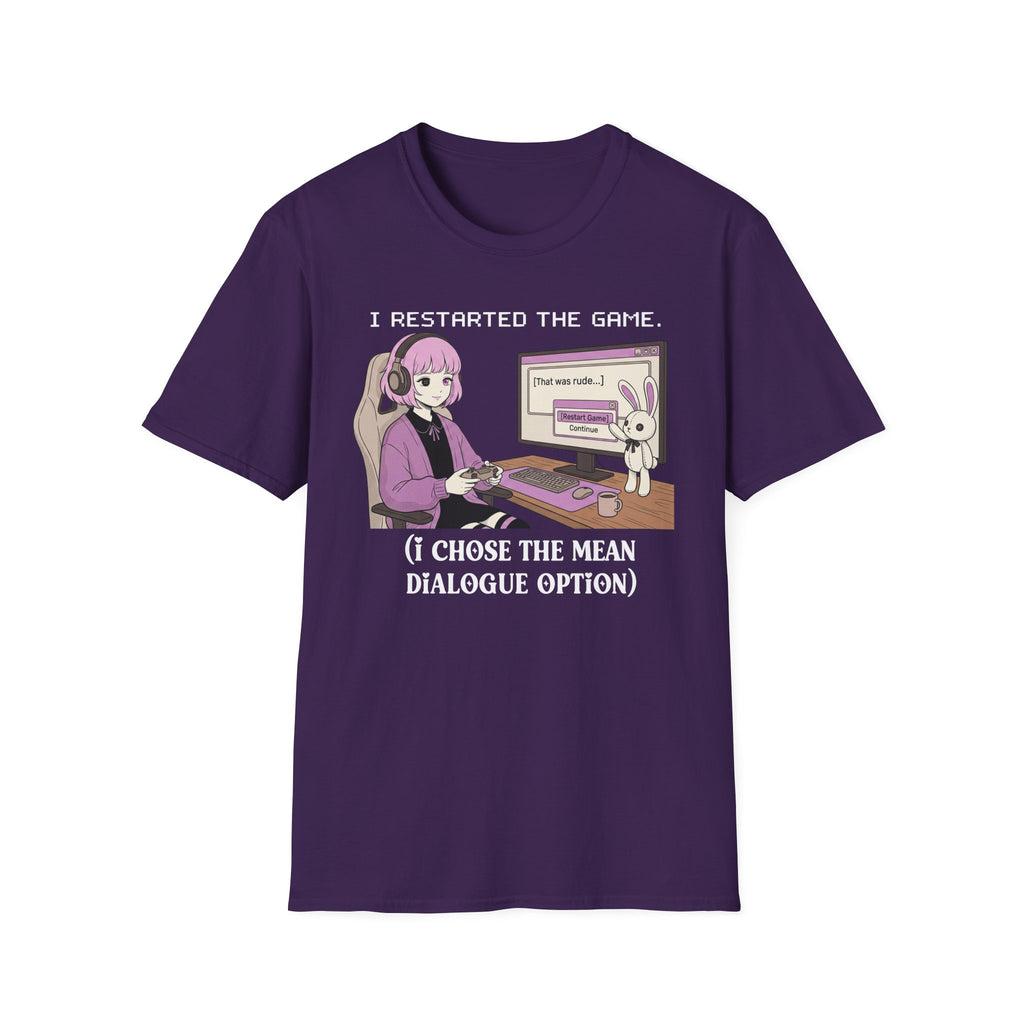 I Restarted The Game T-shirt