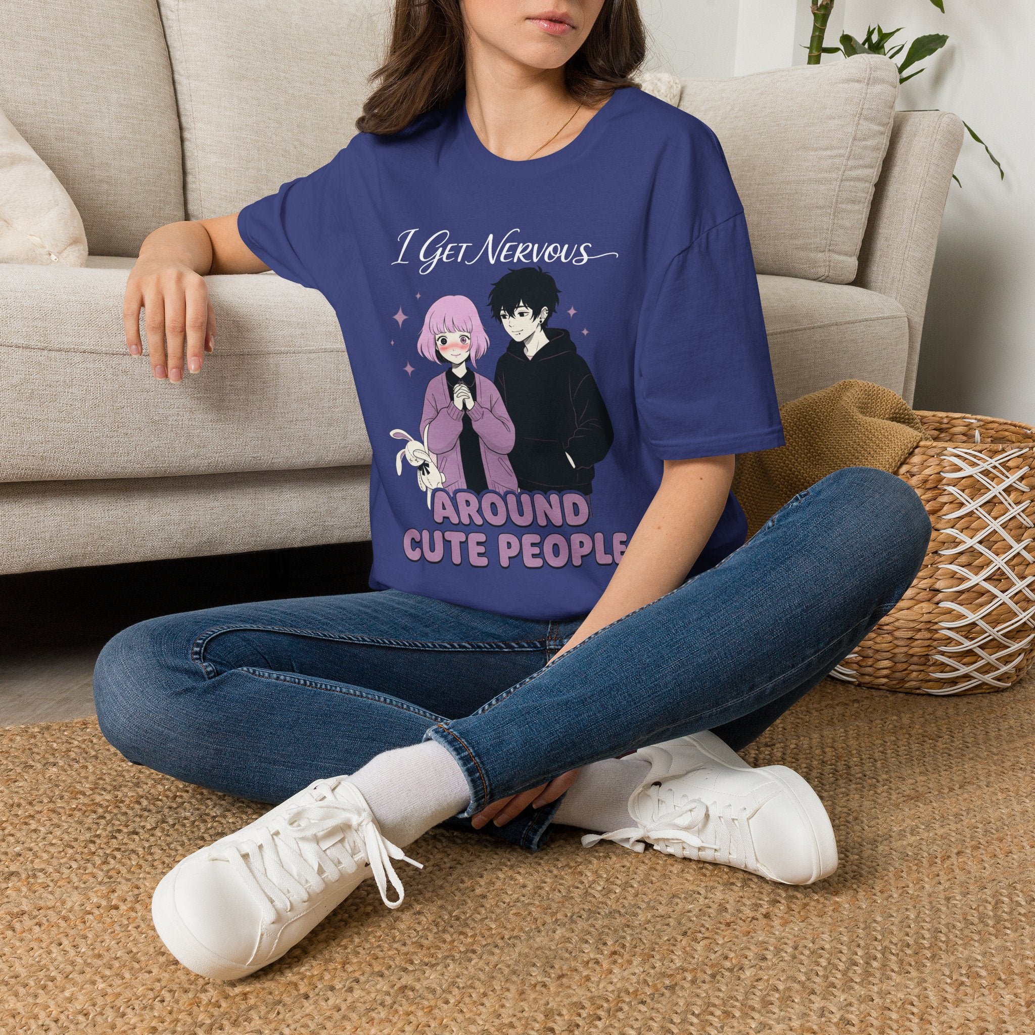 I Get Nervous Around Cute People T-shirt