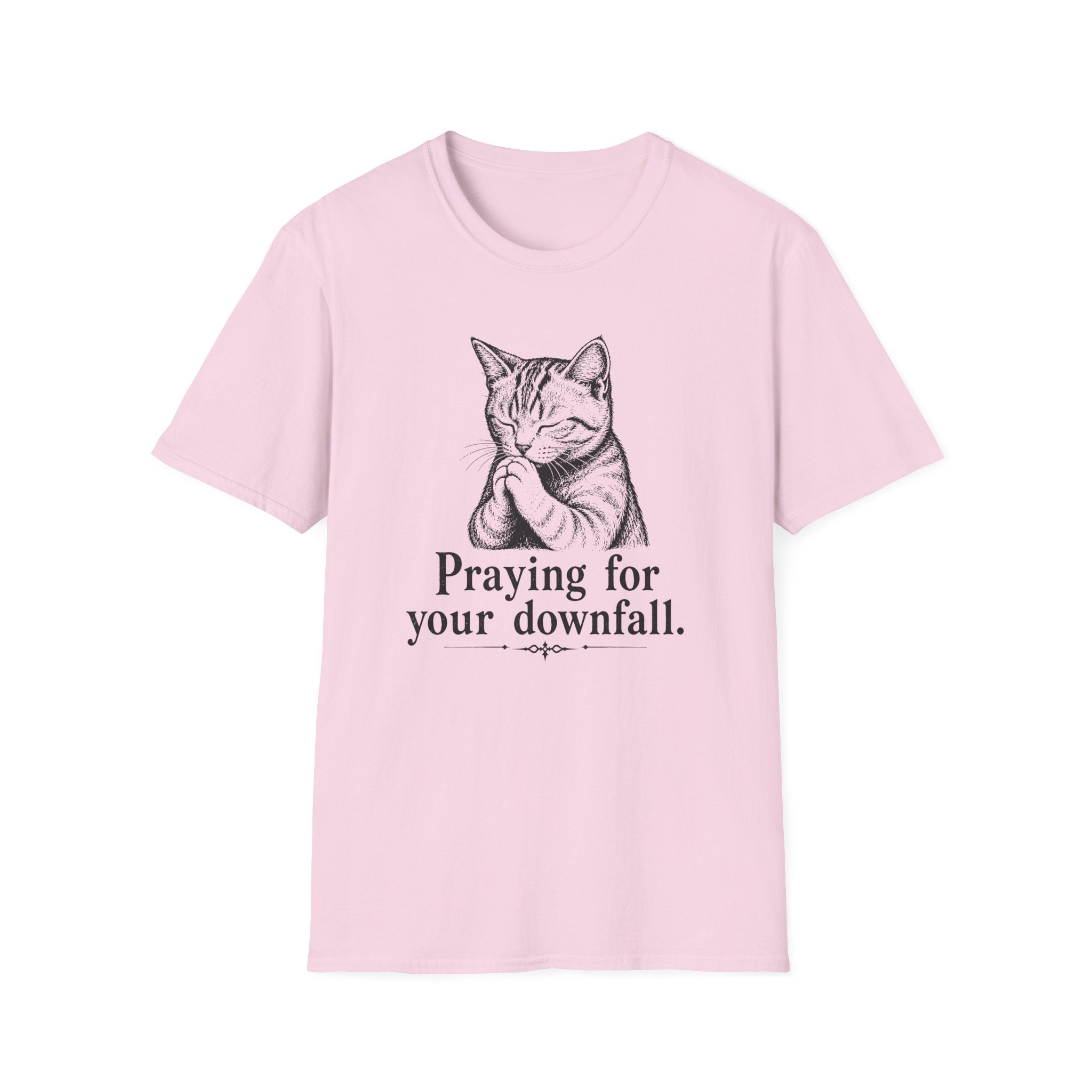 Praying for your downfall T-shirt