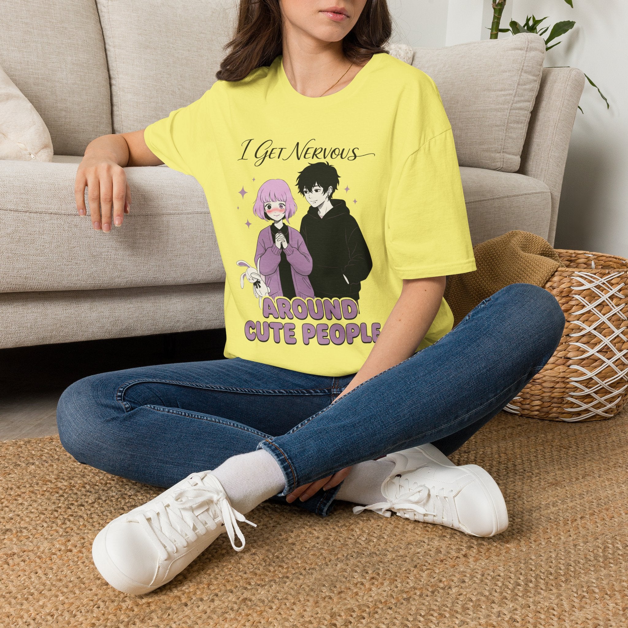 I Get Nervous Around Cute People T-shirt