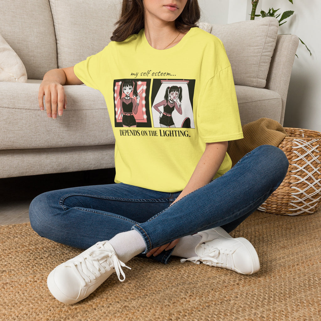 my self esteem depends on the lighting T-shirt