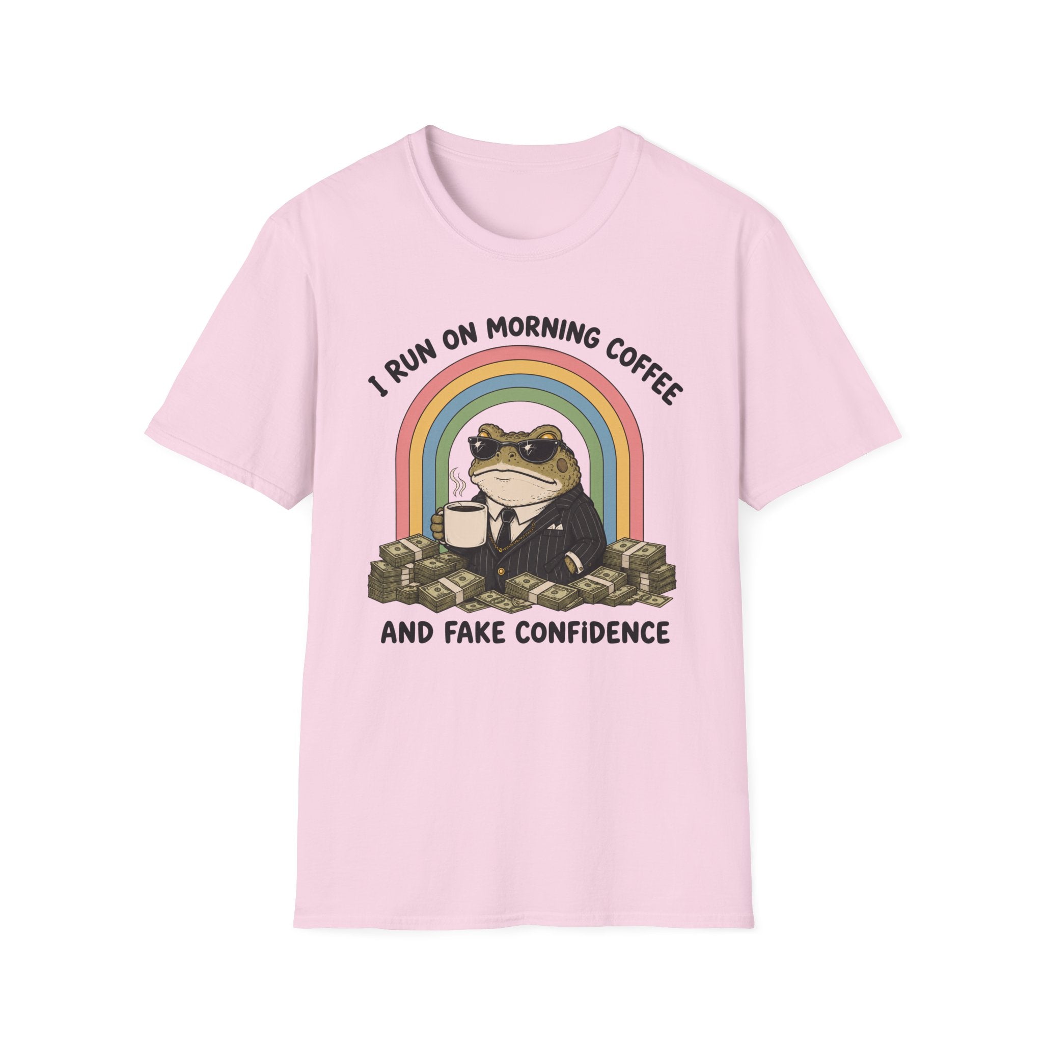 I Run On Morning Coffee T-shirt