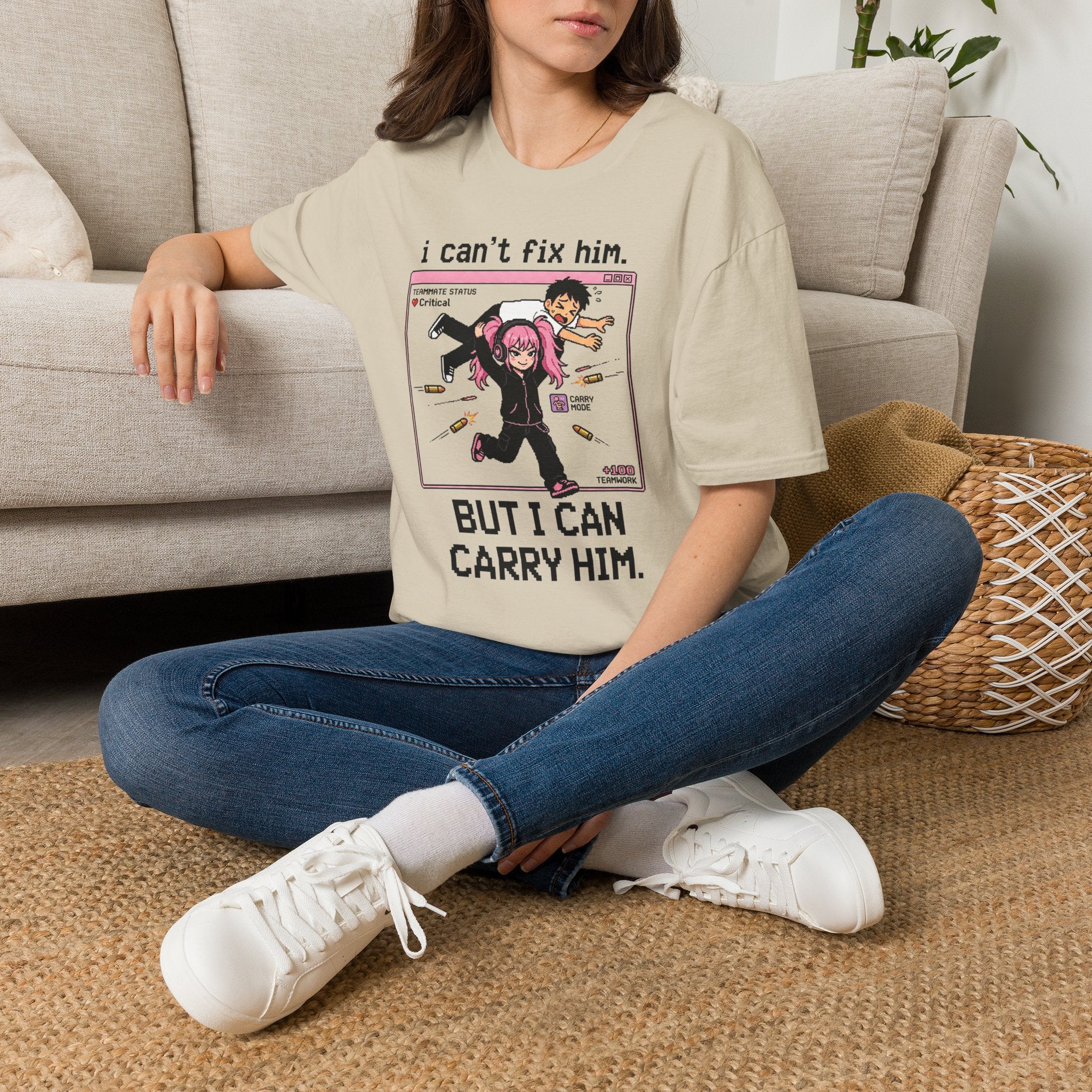 I can't fix him but I can carry him T-shirt