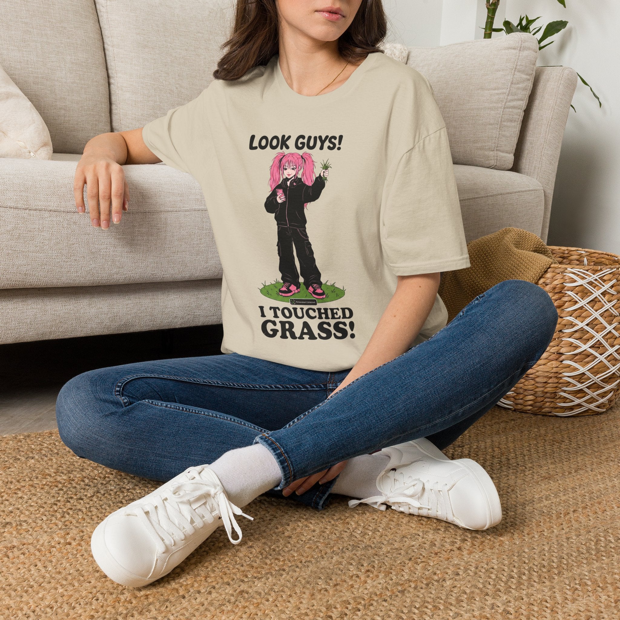 Look Guys! I Touched Grass! T-shirt