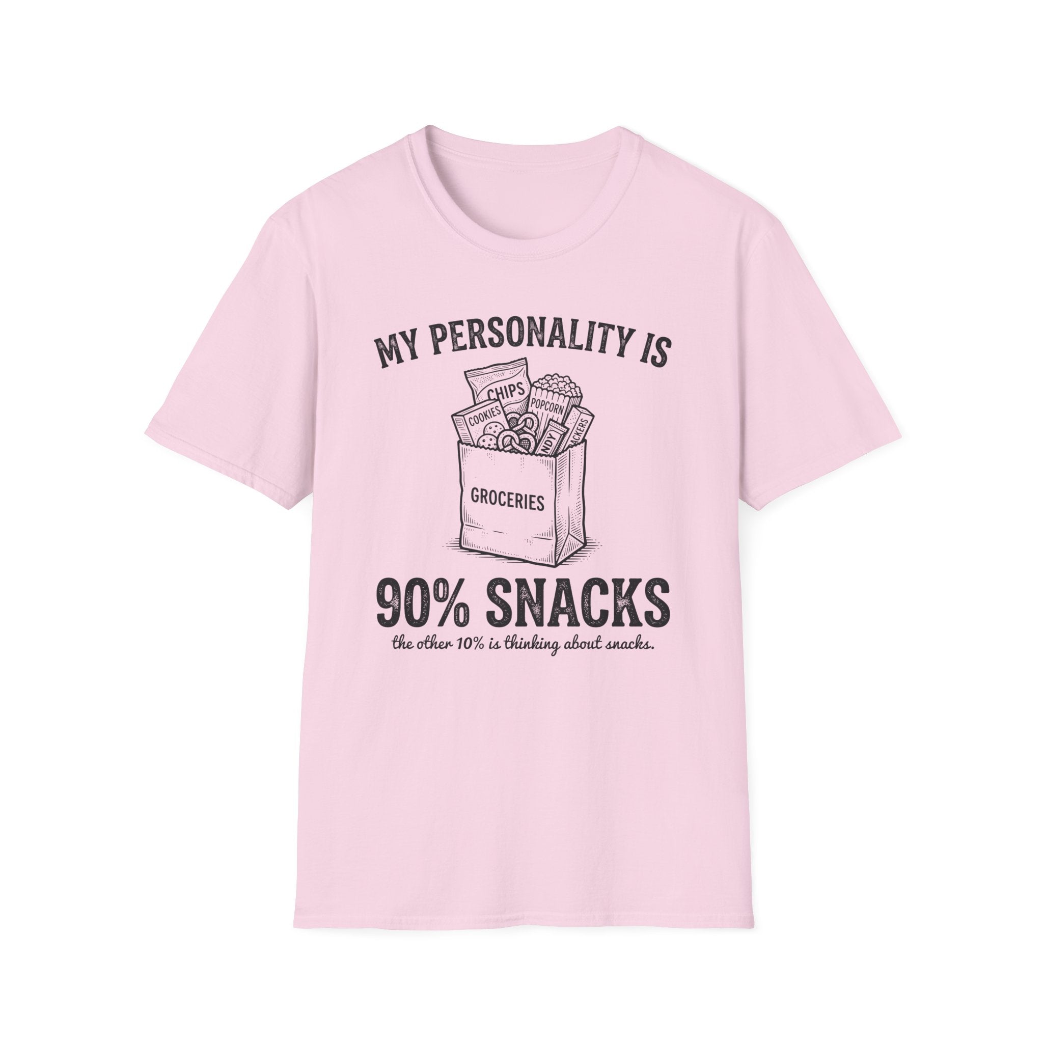 My Personality Is 90% Snacks T-shirt
