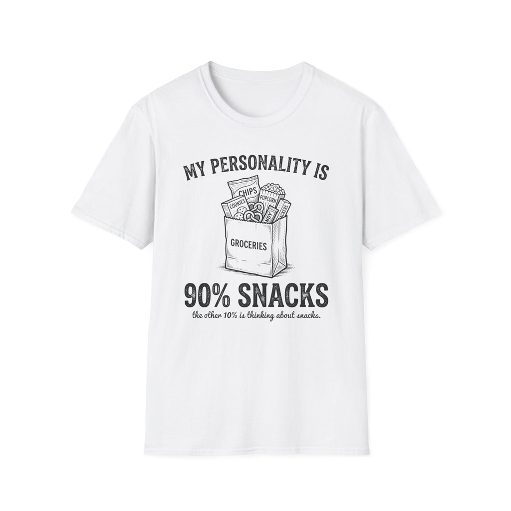 My Personality Is 90% Snacks T-shirt