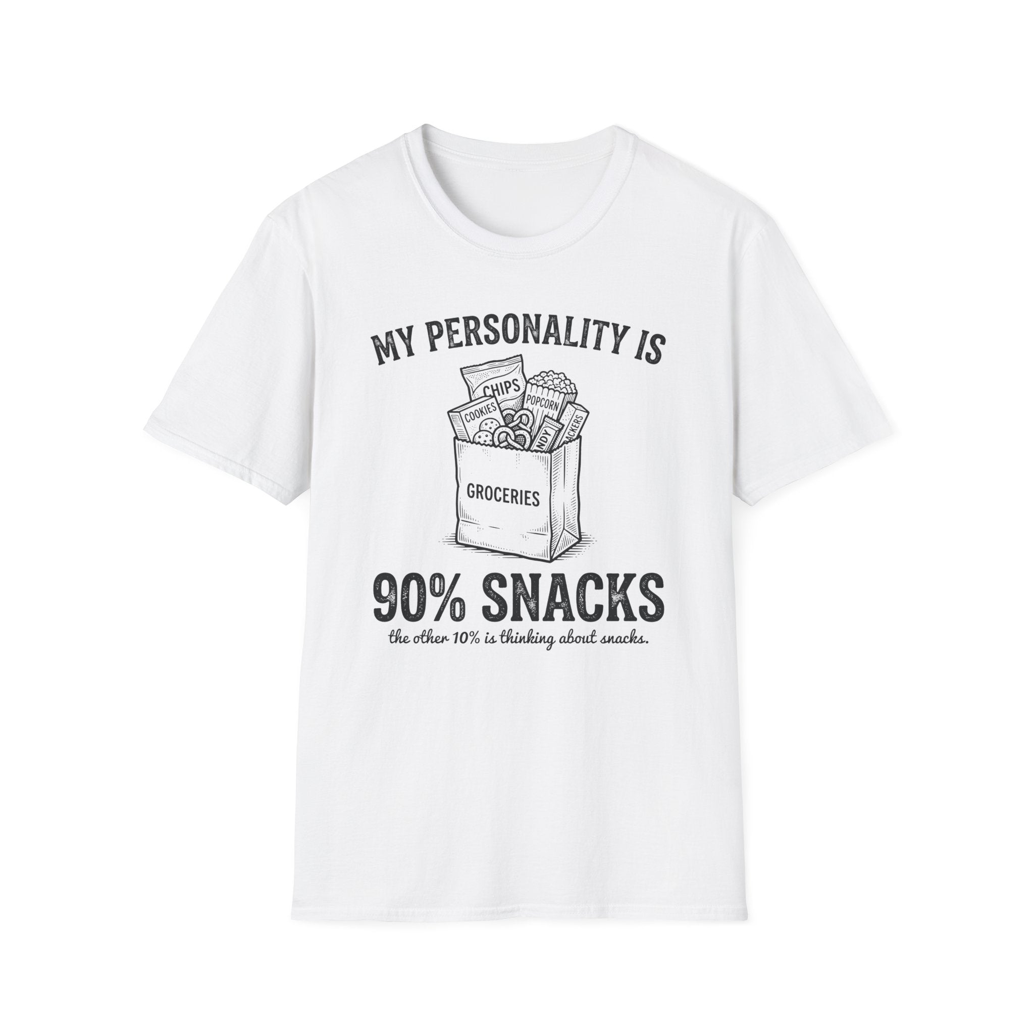 My Personality Is 90% Snacks T-shirt