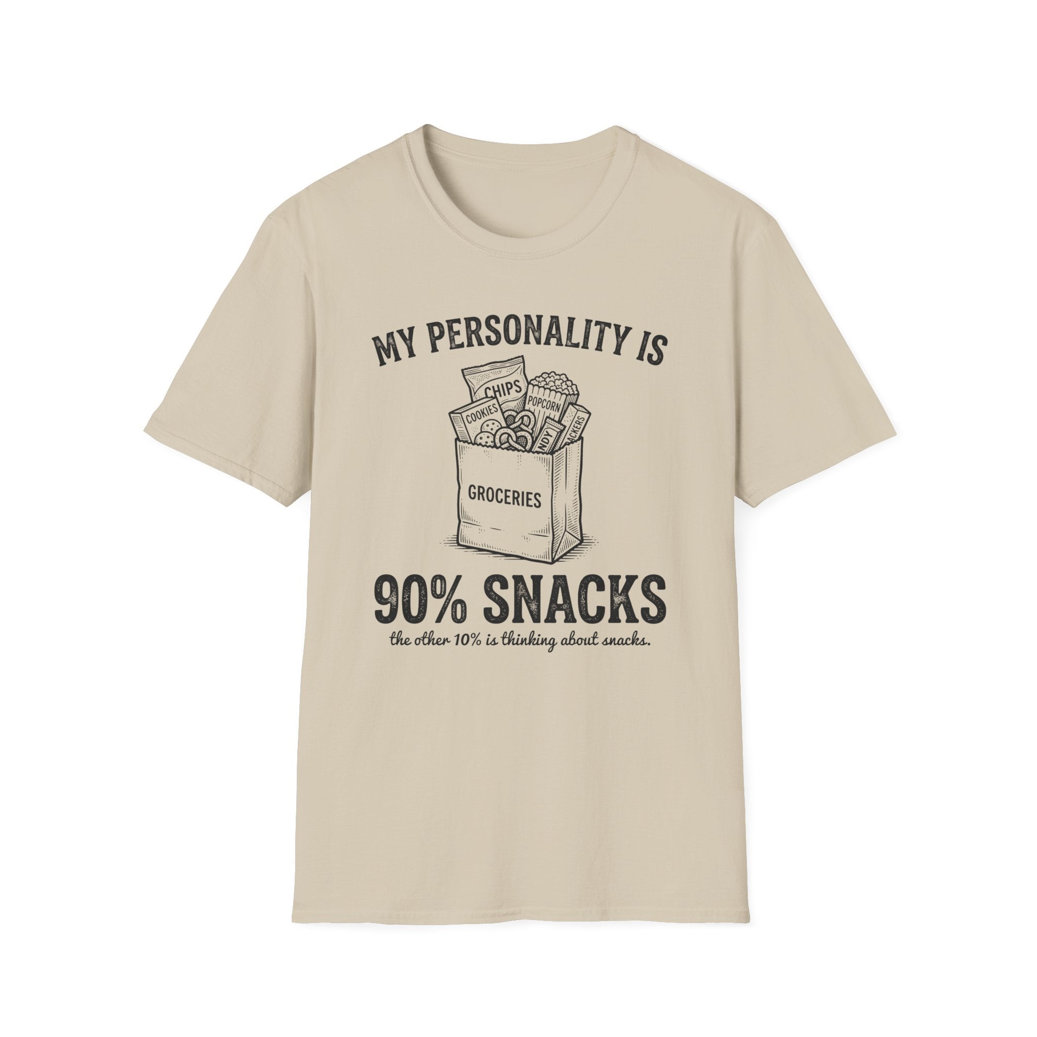 My Personality Is 90% Snacks T-shirt