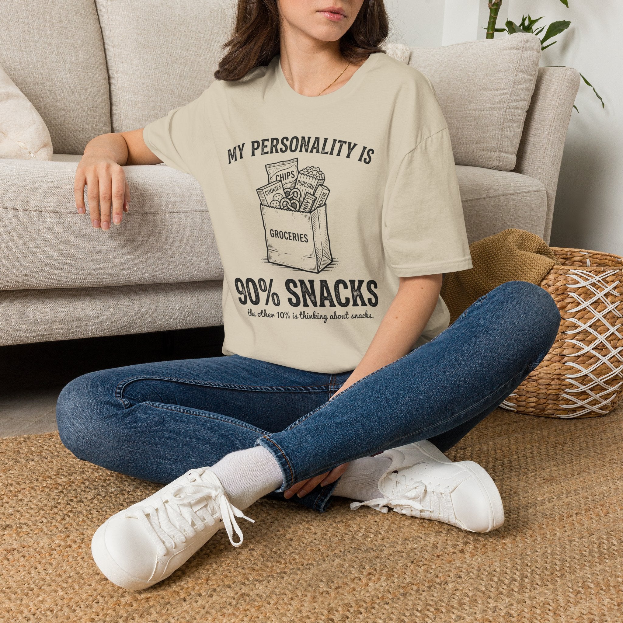 My Personality Is 90% Snacks T-shirt